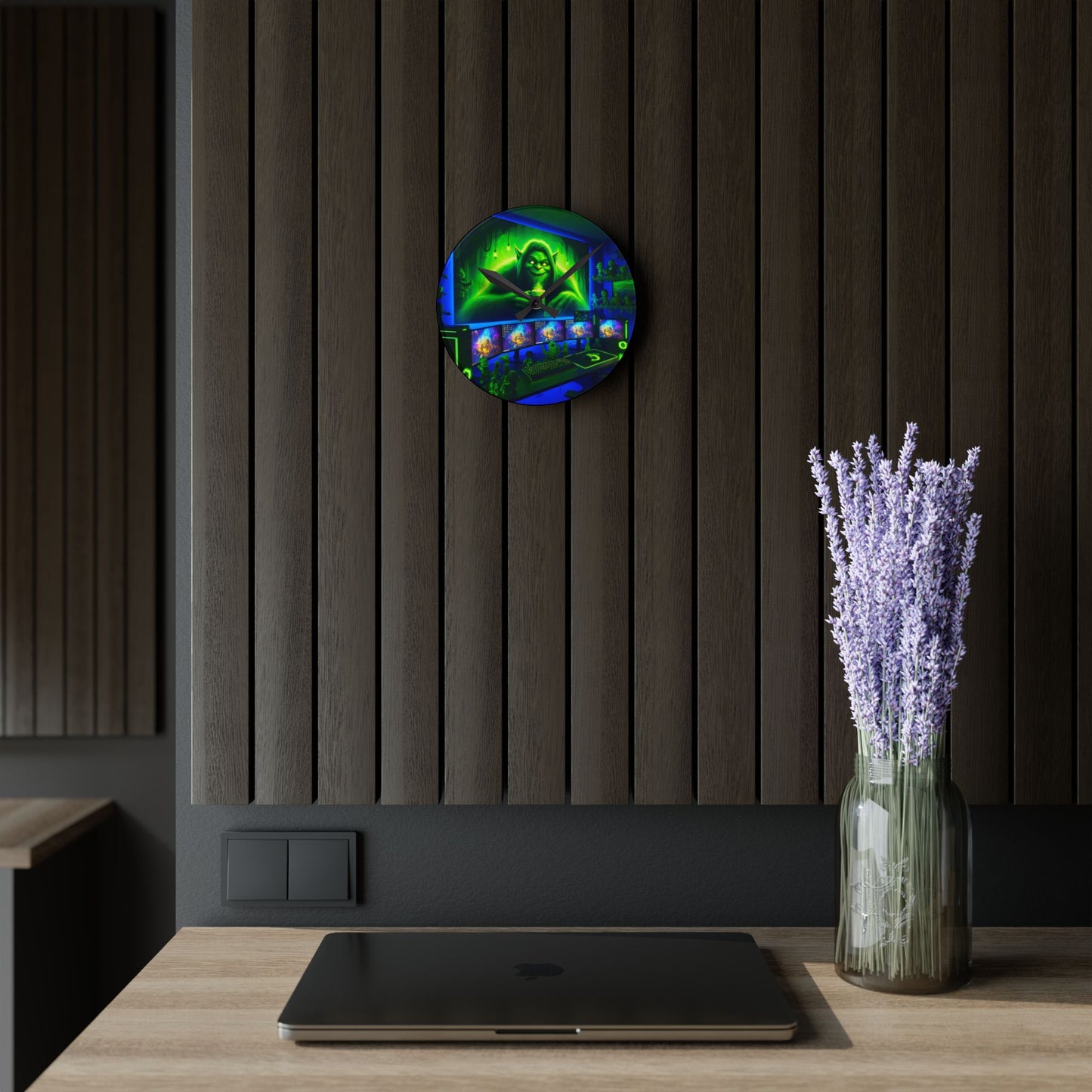 Wall Clock - Trickster Troll