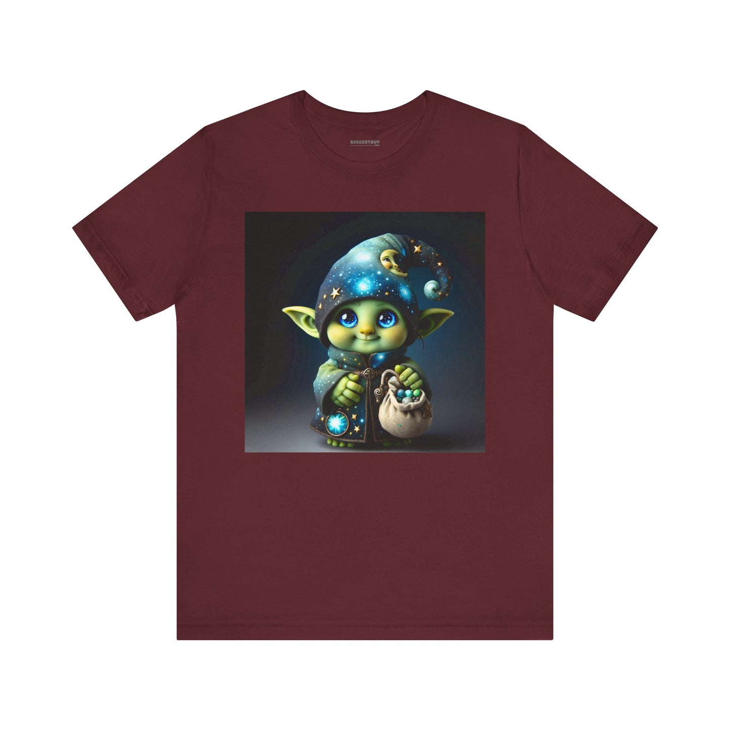 T-skjorte | Unisex | Jersey-T-skjorte | Kort erme | Fantasi | Skogsalv | Trollmann