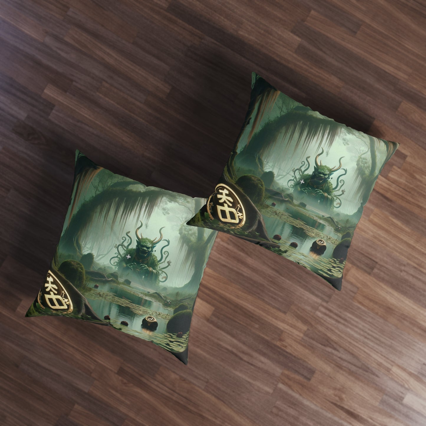 Pillow | Floor Pillow | Tufted | Square | Cosmic Horror | Eldritch | Cthulhu
