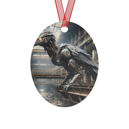 Ornament | Metaal | Steampunk | Klokwerk Mechanica | Raaf