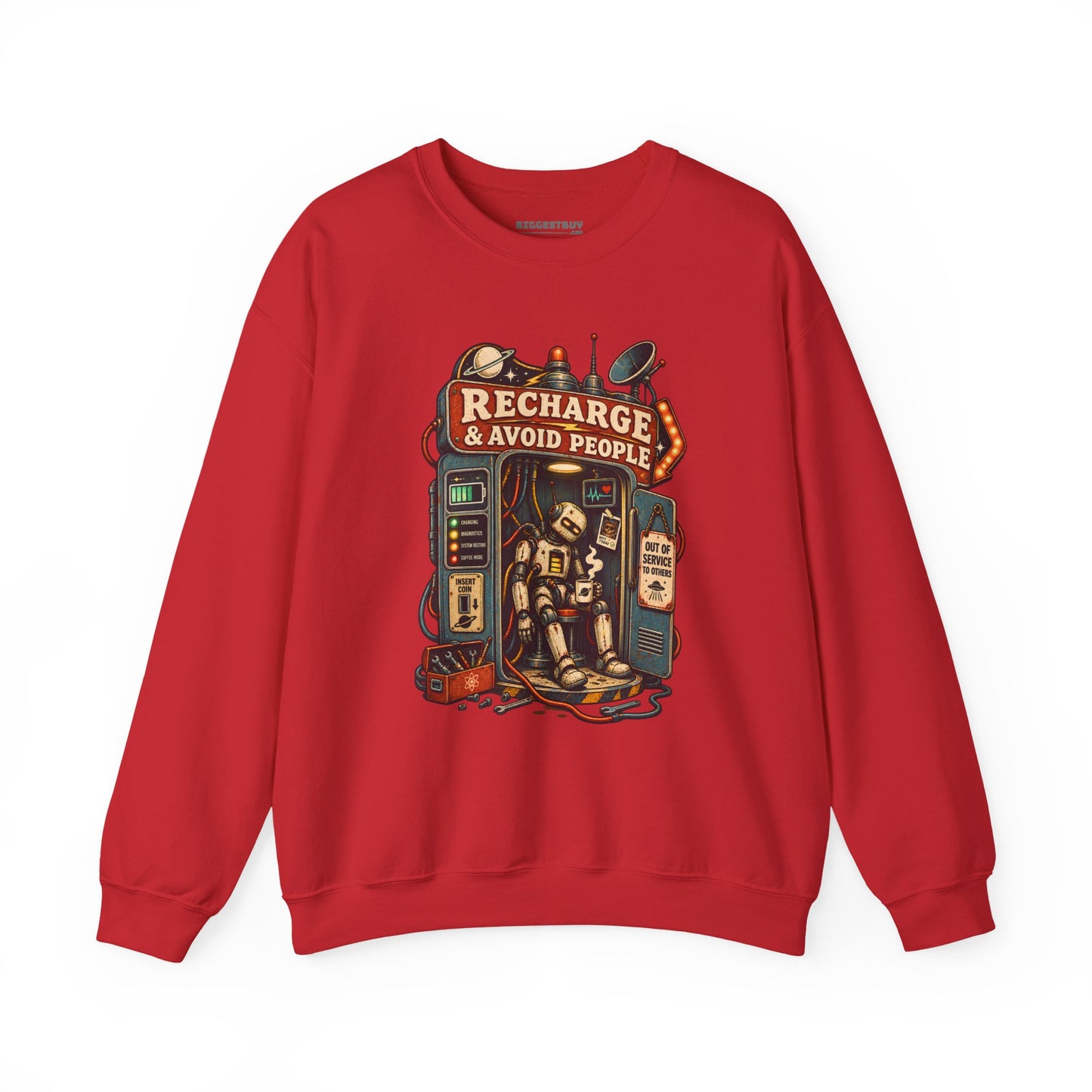 Social Recharge - Crewneck Sweatshirt