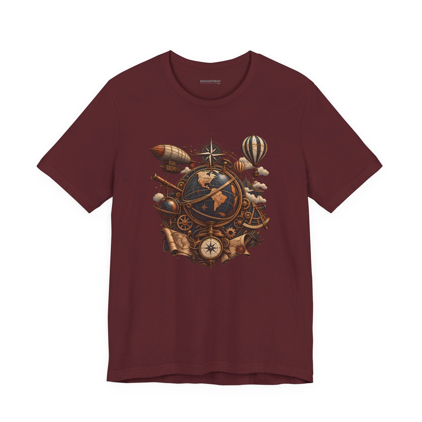 Steampunk Globe - Classic Jersey Tee