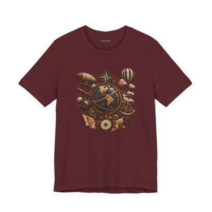 Steampunk Globe - Classic Jersey Tee