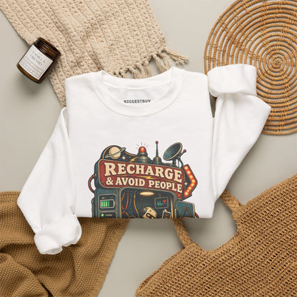 Social Recharge - Crewneck Sweatshirt