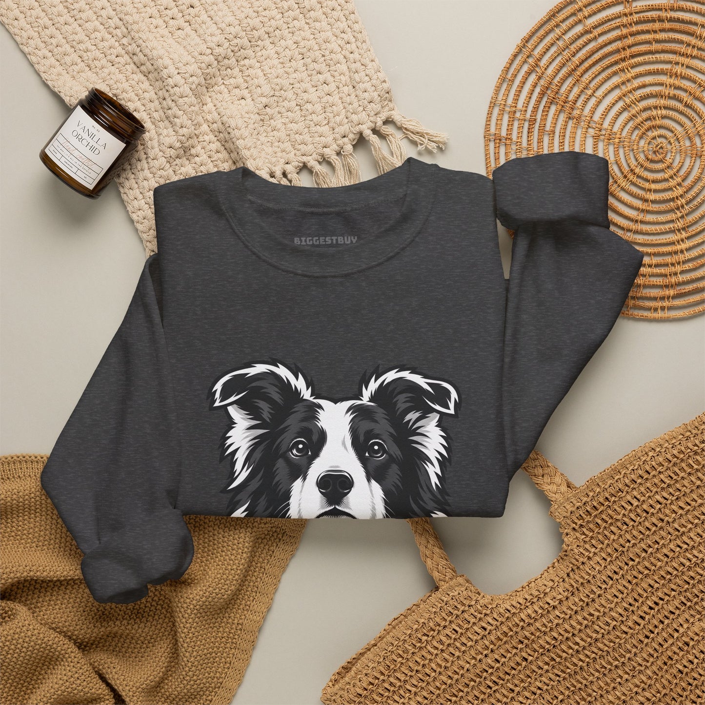 Collie Crest - Crewneck Sweatshirt