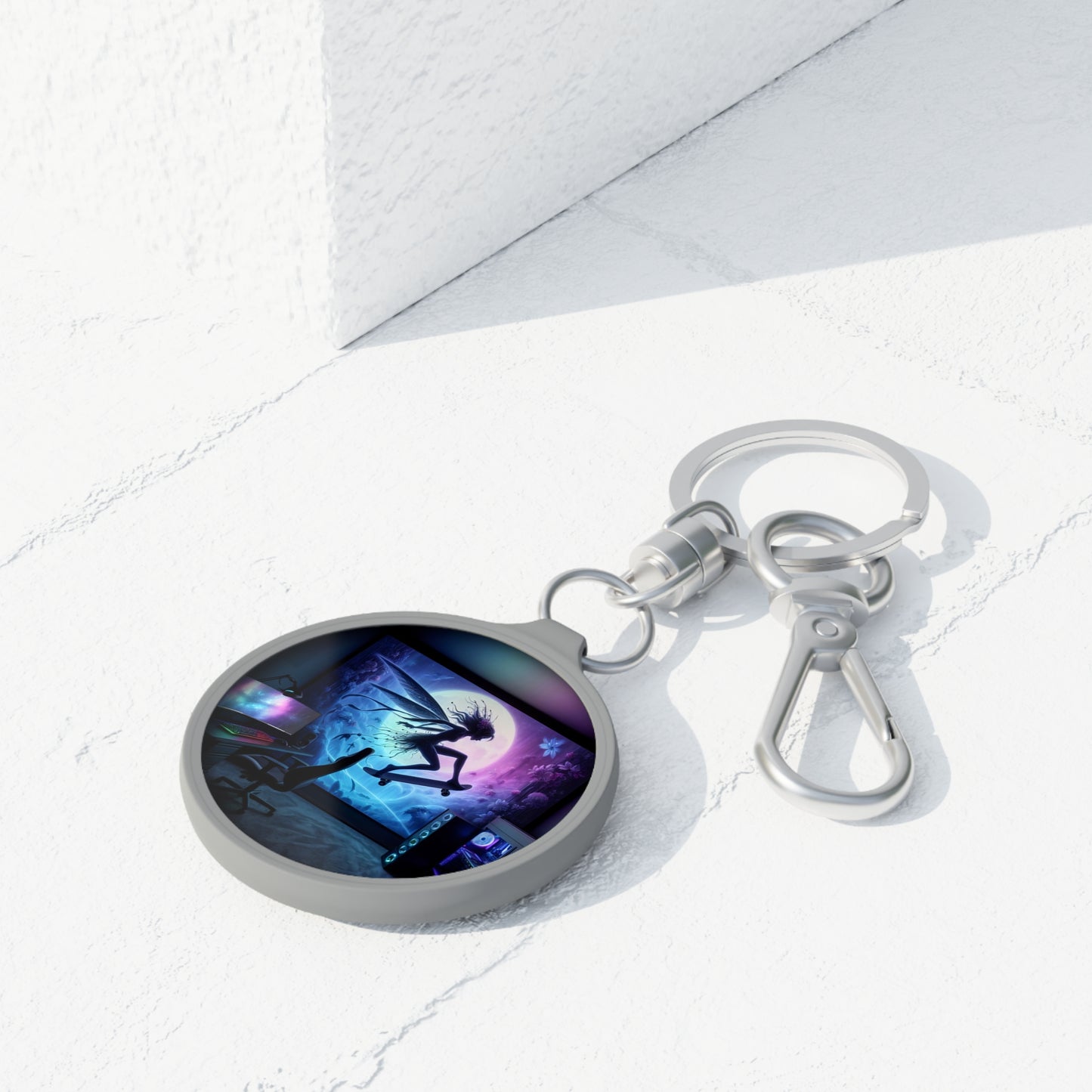 Round Keychain