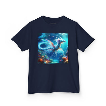 T-Shirt | Koszulka dziecięca | Ciężka bawełna | Mitologia morska | Ryujin | Smok wodny