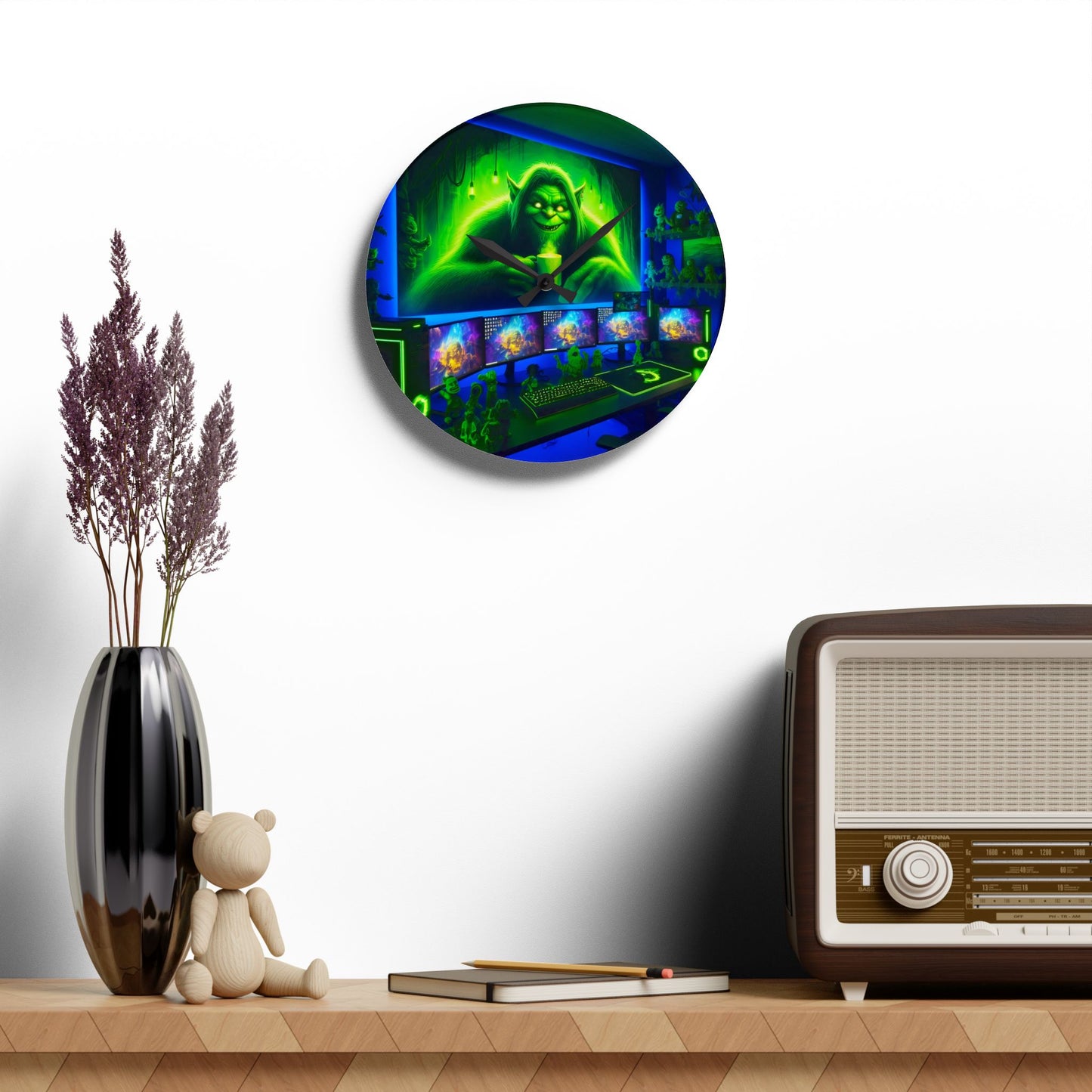 Wall Clock - Trickster Troll