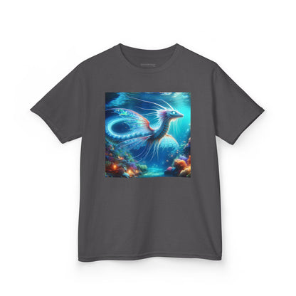 T-Shirt | Koszulka dziecięca | Ciężka bawełna | Mitologia morska | Ryujin | Smok wodny