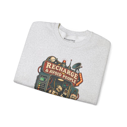 Social Recharge - Crewneck Sweatshirt