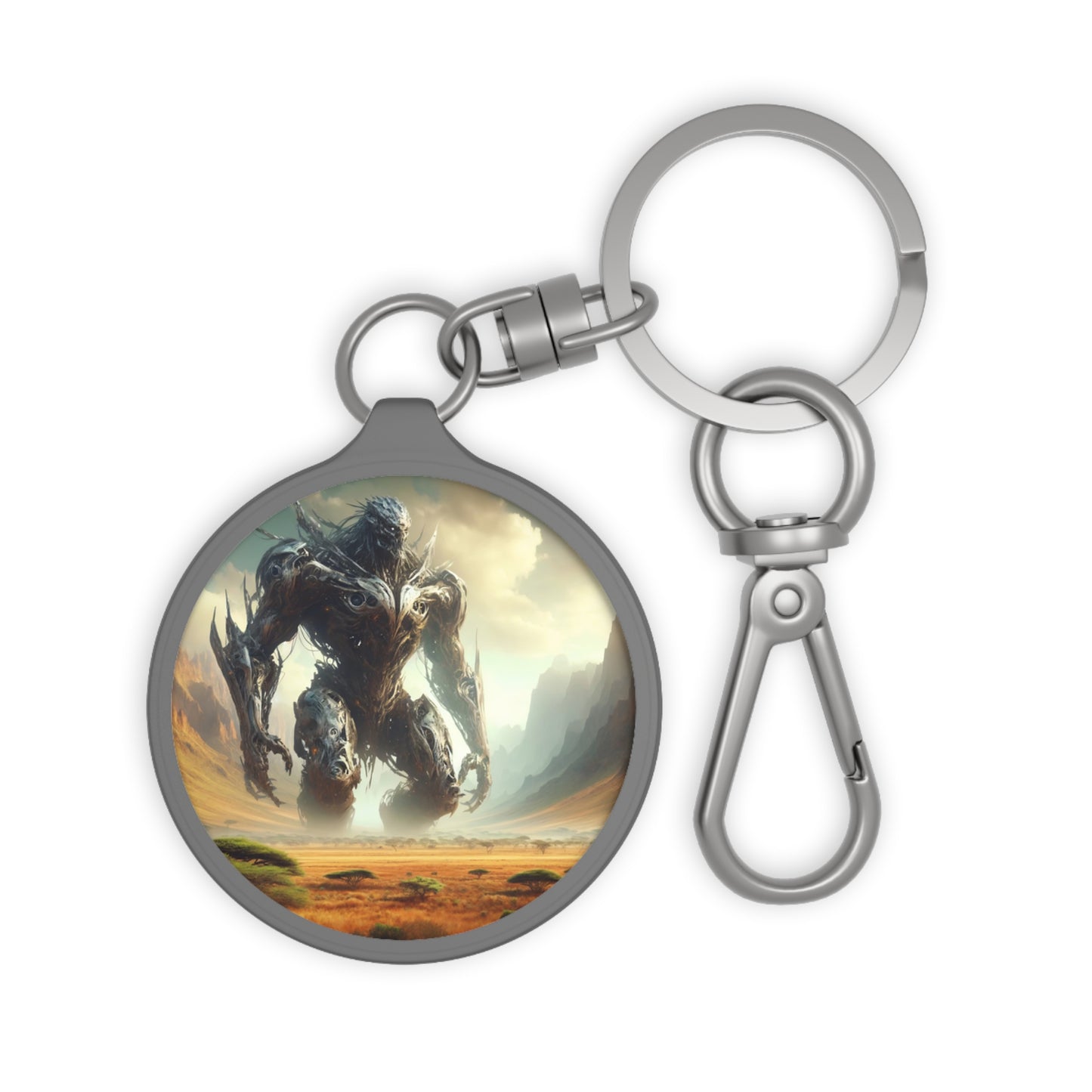 Round Keychain