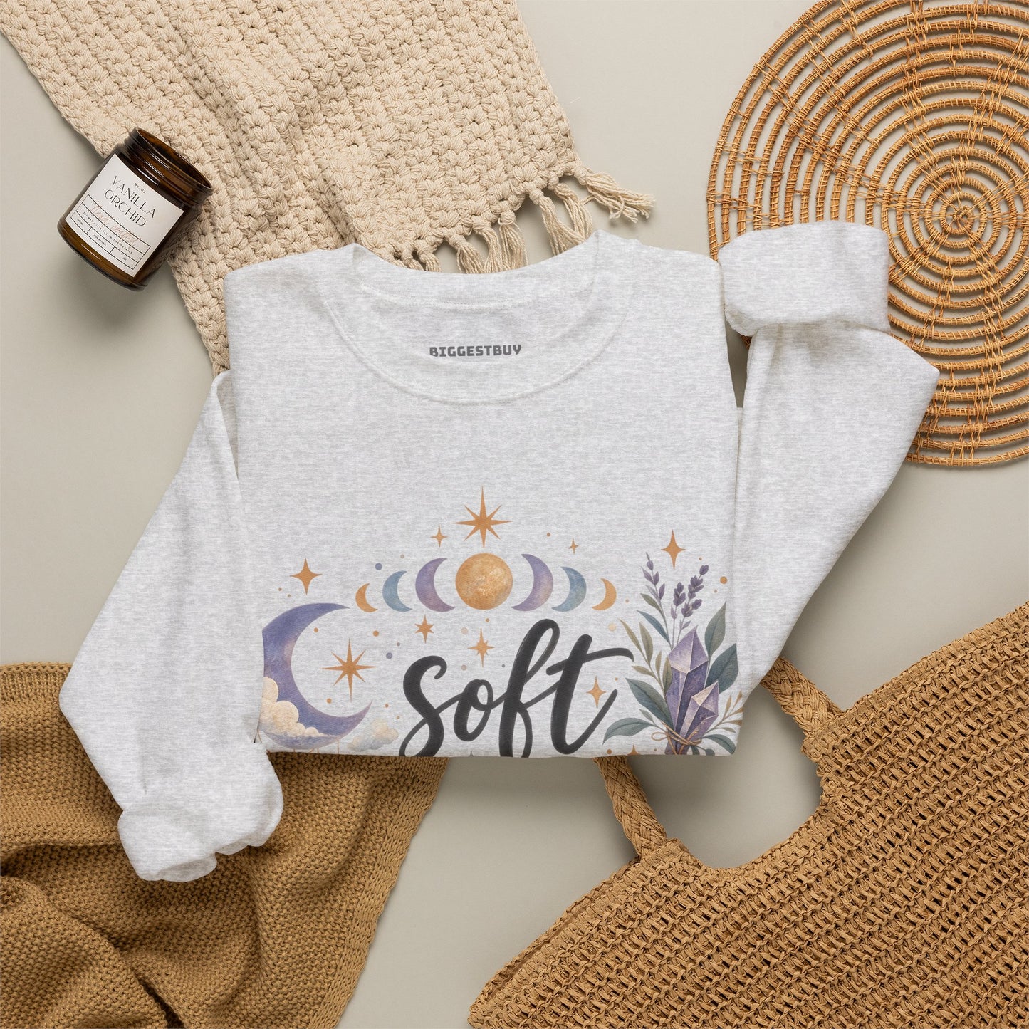Softly Sparkling - Crewneck Sweatshirt