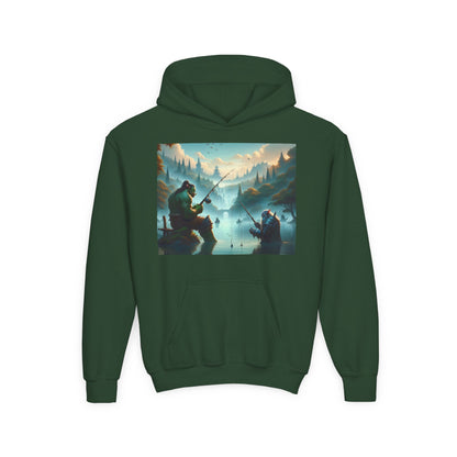 Sweat-shirt | Jeune | À capuche | Mélange épais | Fantaisie Interculturelle | Pêche