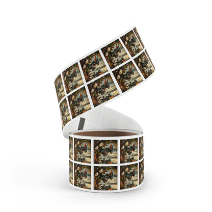 Stickerlabelrol | Vierkant | Steampunk Feeën | Boswachters