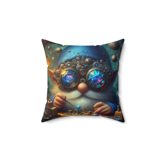 Bantal | Poliester | Persegi | Folklor Nordik | Tomte | Gnome Alkemis