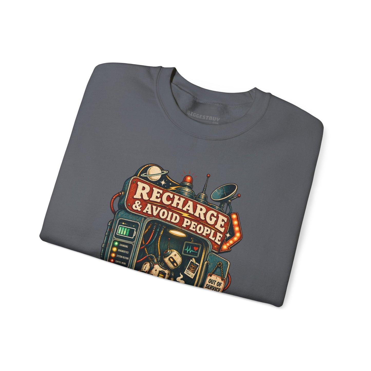 Social Recharge - Crewneck Sweatshirt