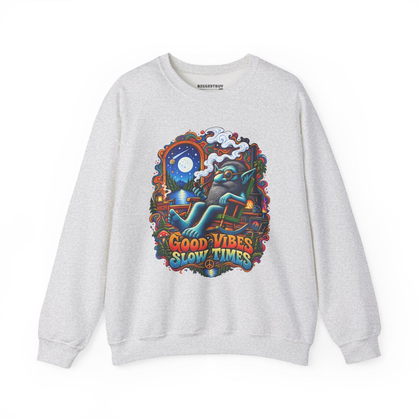Slow Vibes - Crewneck Sweatshirt