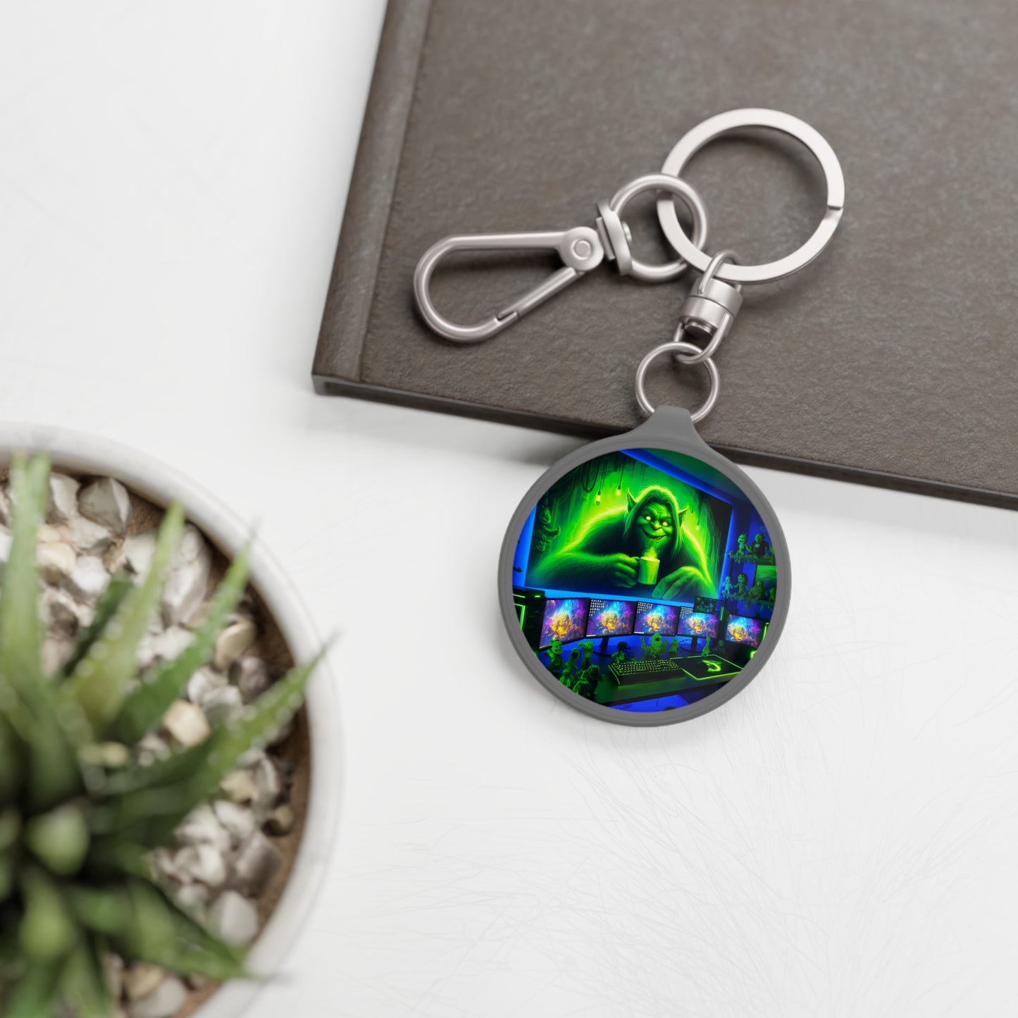 Round Keychain - Trickster Troll