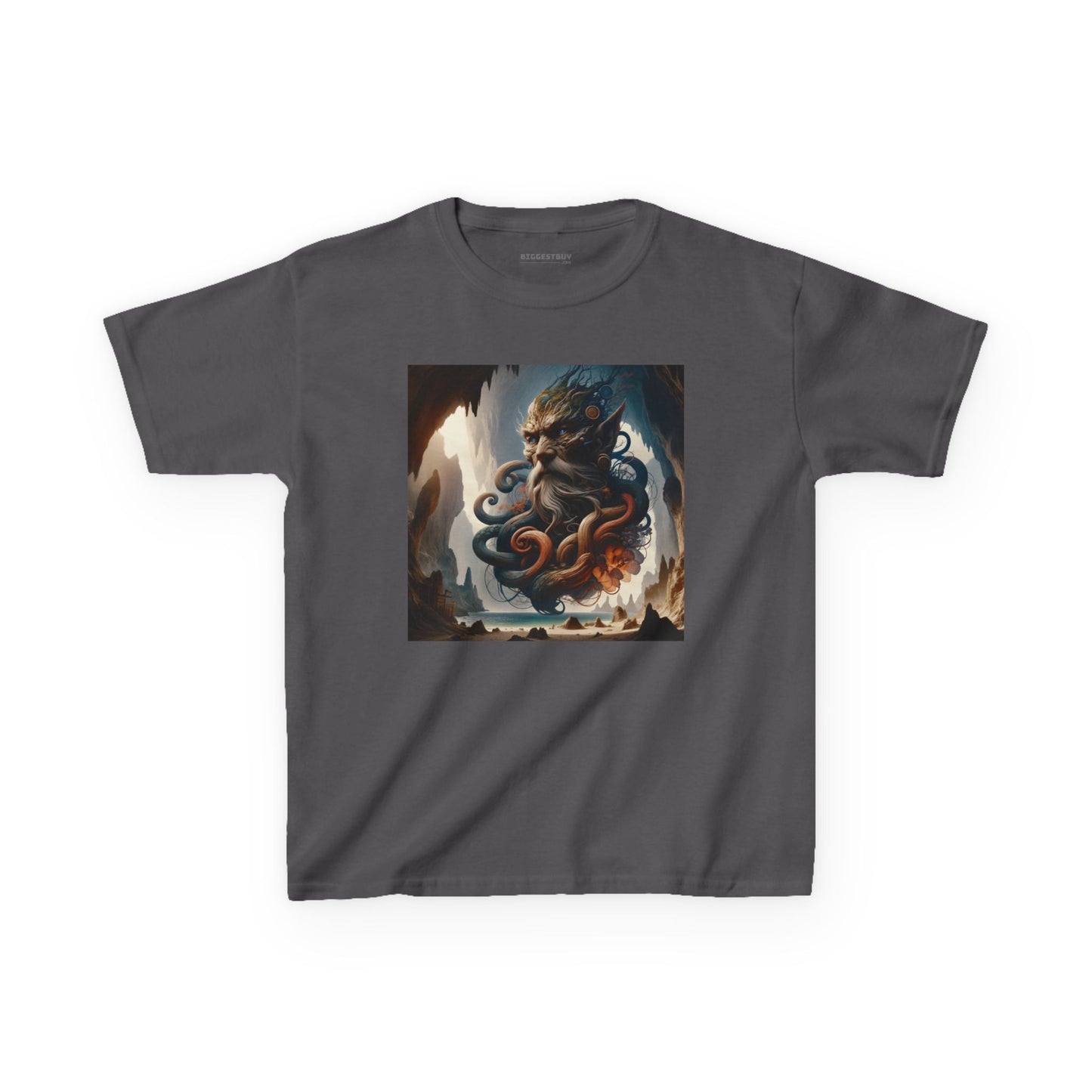 Camiseta | Camiseta Infantil | Algodão Pesado | Mitologia Marinha | Deus do Mar