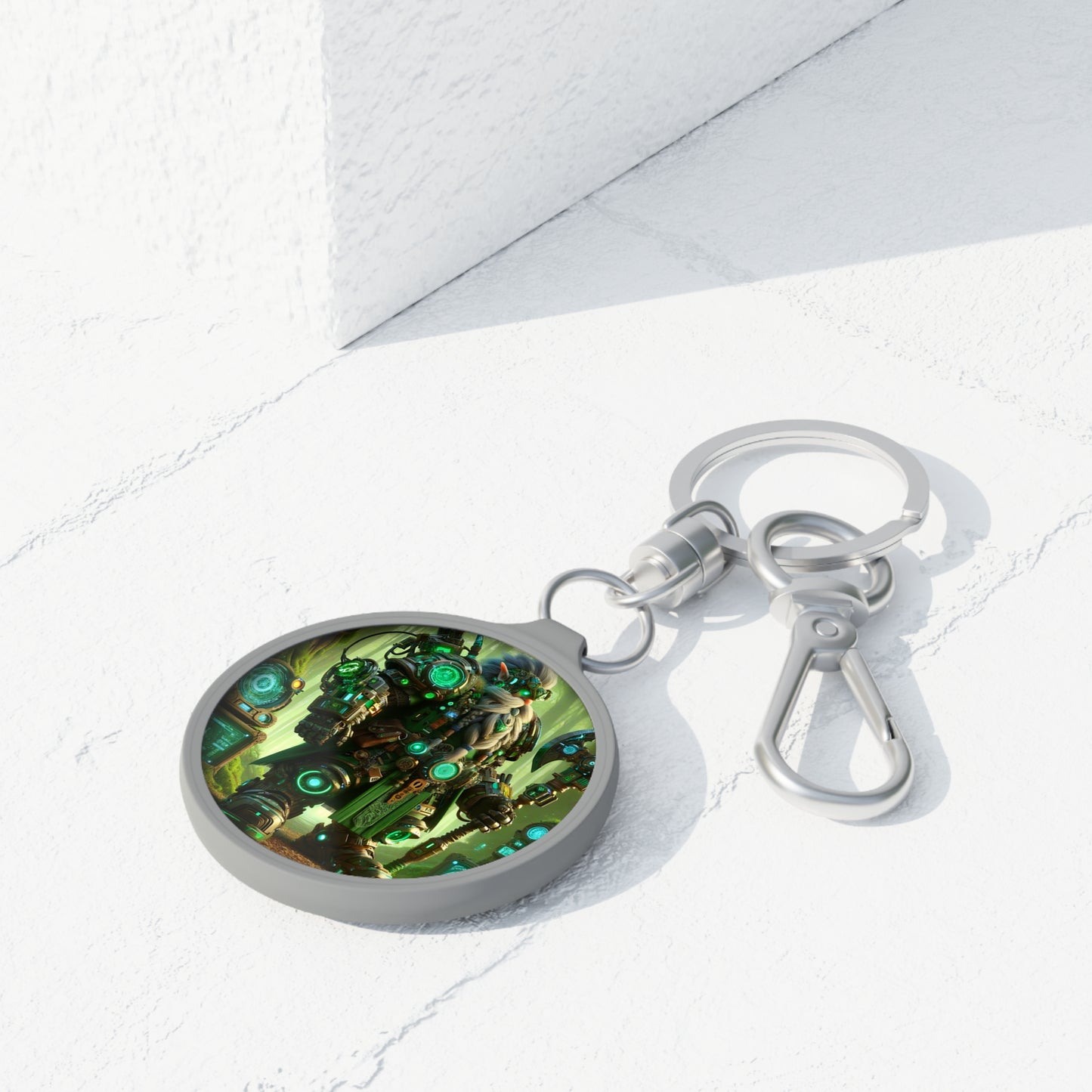 Round Keychain