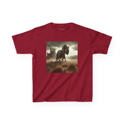 Camiseta | Camiseta Infantil | Algodão Pesado | Ficção Dinossáurica | T-Rex Ancestral