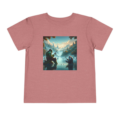 T-shirt | Peuter T-shirt | Korte mouw | Heldensage | Interraciale Vriendschap
