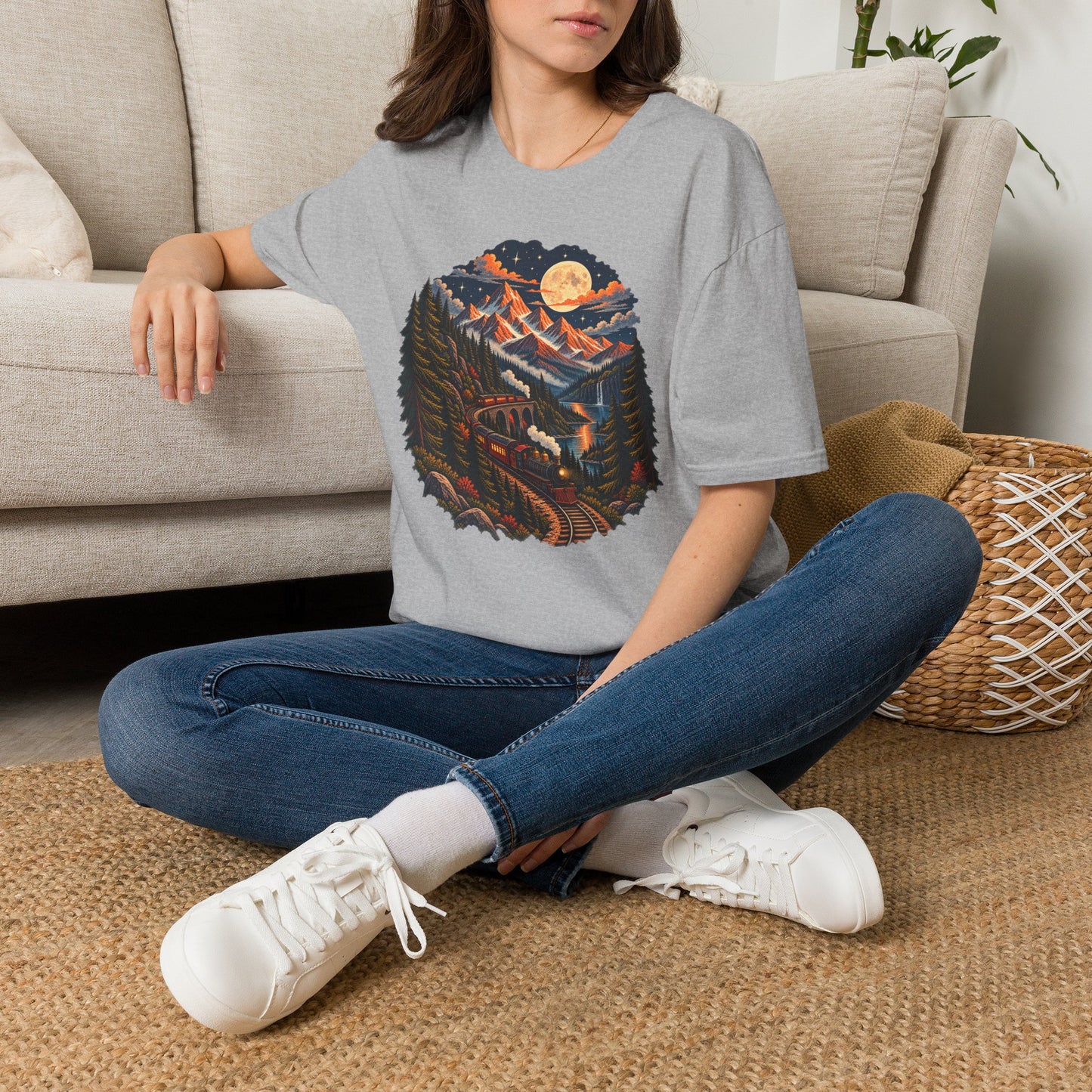 Midnight Rails - Softstyle T-Shirt