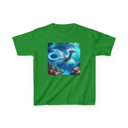 T-Shirt | Koszulka dziecięca | Ciężka bawełna | Mitologia morska | Ryujin | Smok wodny