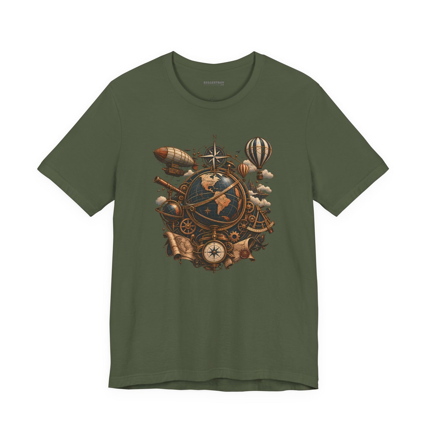 Steampunk Globe - Classic Jersey Tee