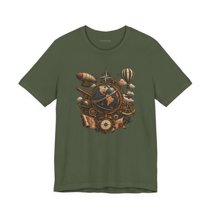 Steampunk Globe - Classic Jersey Tee