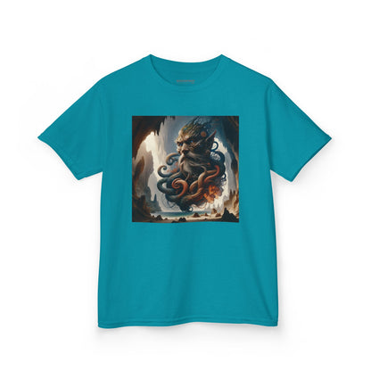 Camiseta | Camiseta Infantil | Algodão Pesado | Mitologia Marinha | Deus do Mar