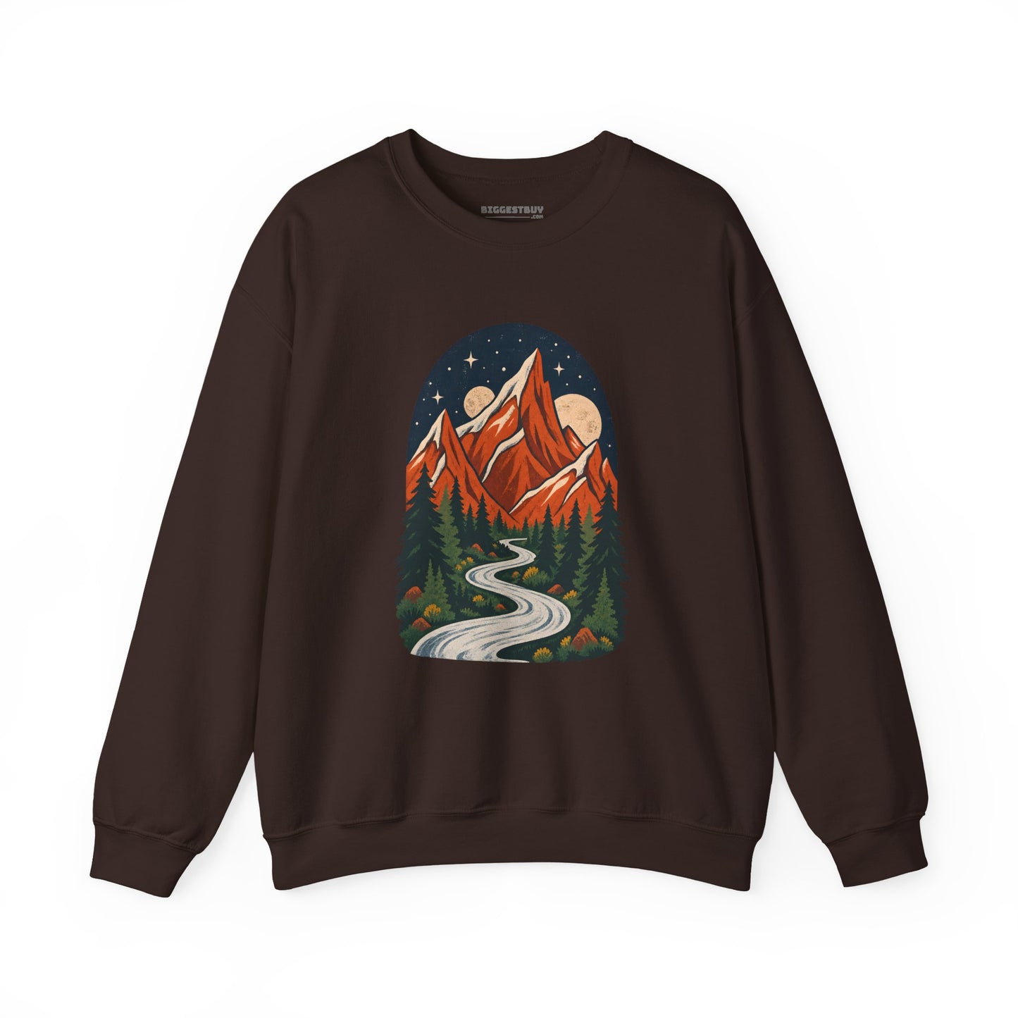 Mountain Maze - Crewneck Sweatshirt