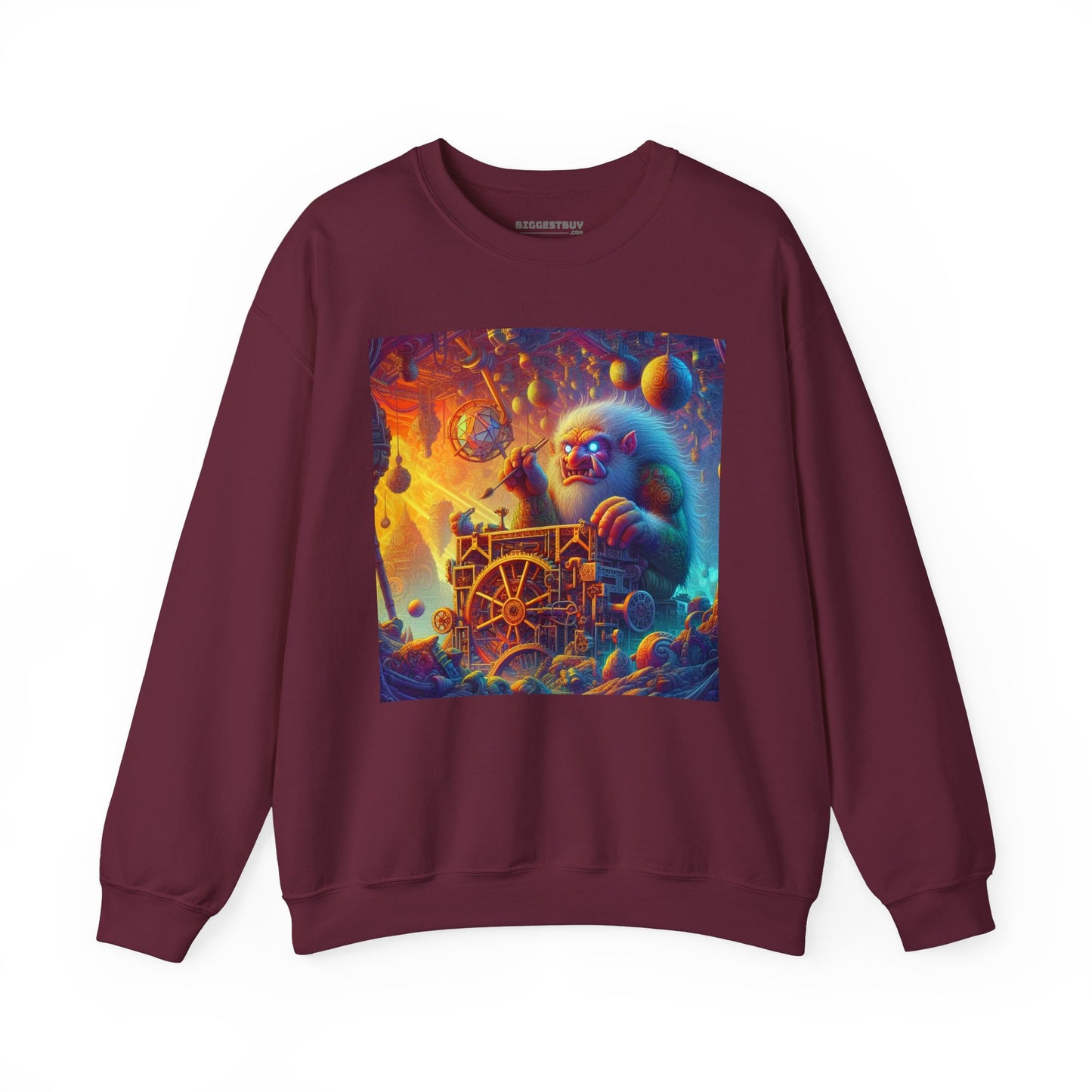Bluza dresowa | Unisex | Okrągły dekolt | Gruba mieszanka | Mitologia Arktyczna | Mechanik Lodu