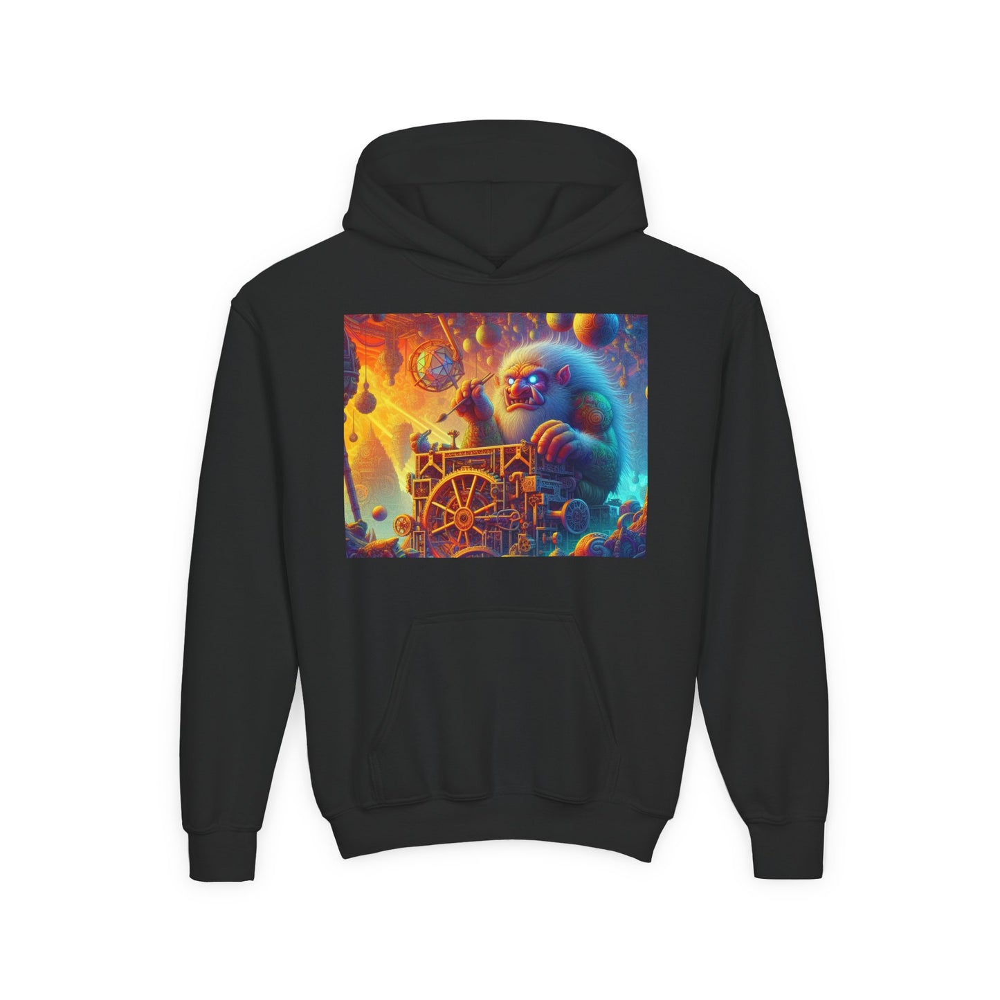 Bluza dresowa | Młodzieżowa | Z kapturem | Gruba mieszanka | Mitologia Arktyczna | Mechanik Lodu