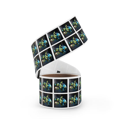 Roll Label Stiker | Kotak | Fantasi | Peri Hutan | Brownie
