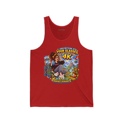 Glasses Galaxy - Jersey Tank Top