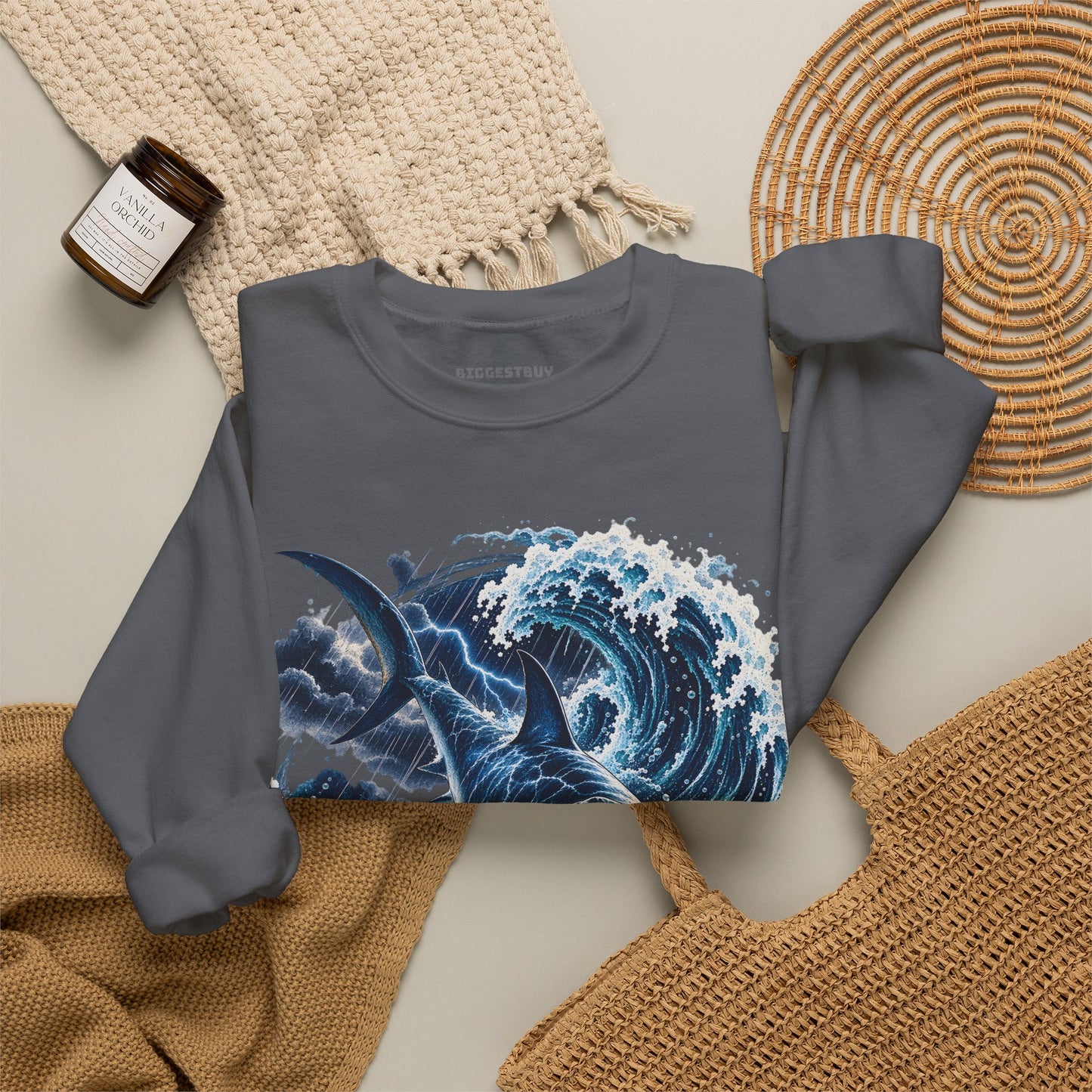 Oceanic Roar - Crewneck Sweatshirt