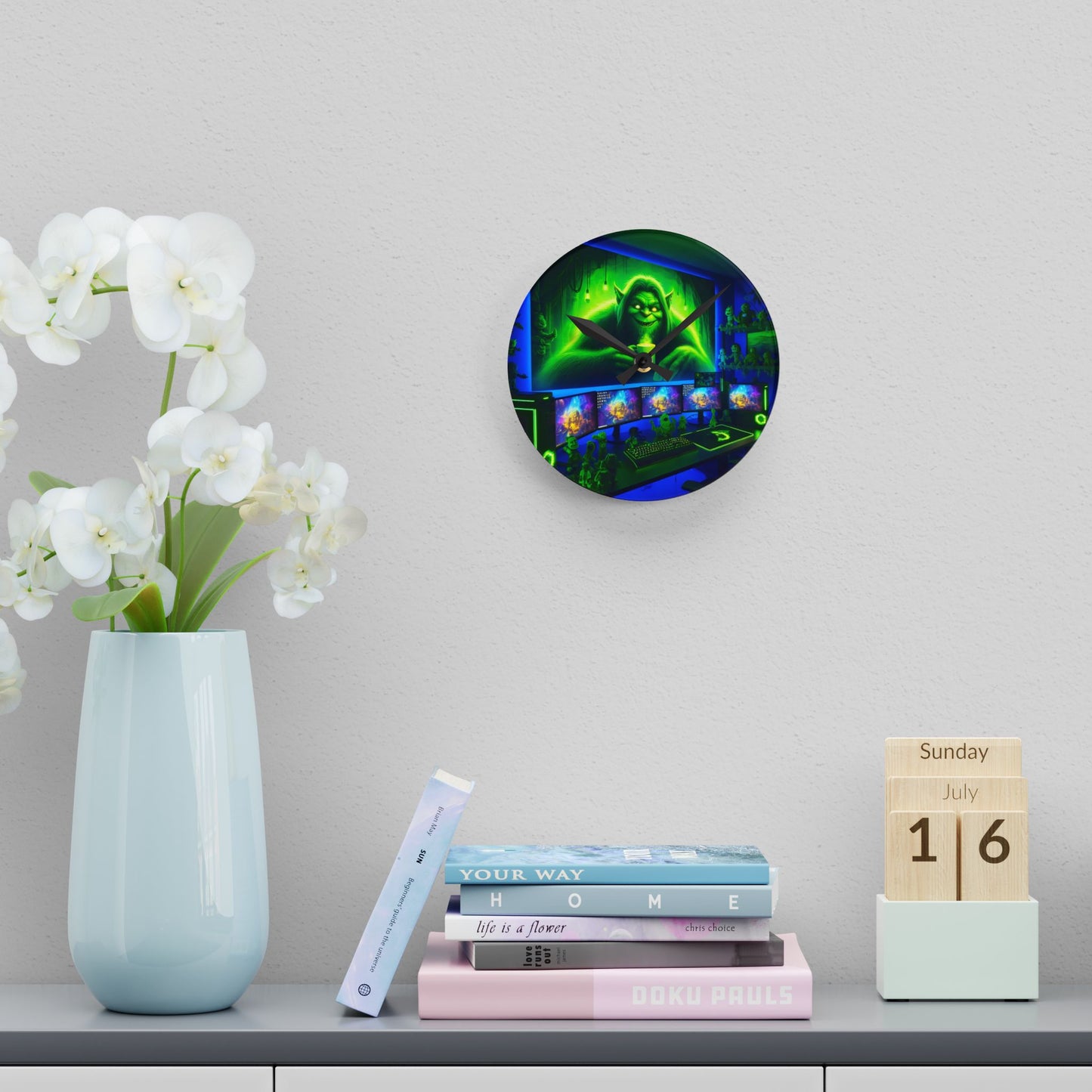 Wall Clock - Trickster Troll