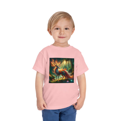 T-Shirt | Toddler Tee | Short Sleeve | Mystical Kirin | Forest Spirit Deer