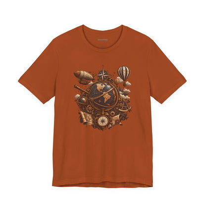 Steampunk Globe - Classic Jersey Tee