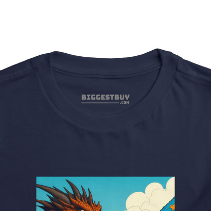 T-Shirt | Toddler Tee | Short Sleeve | High Fantasy | Dragon Duel | Goblin