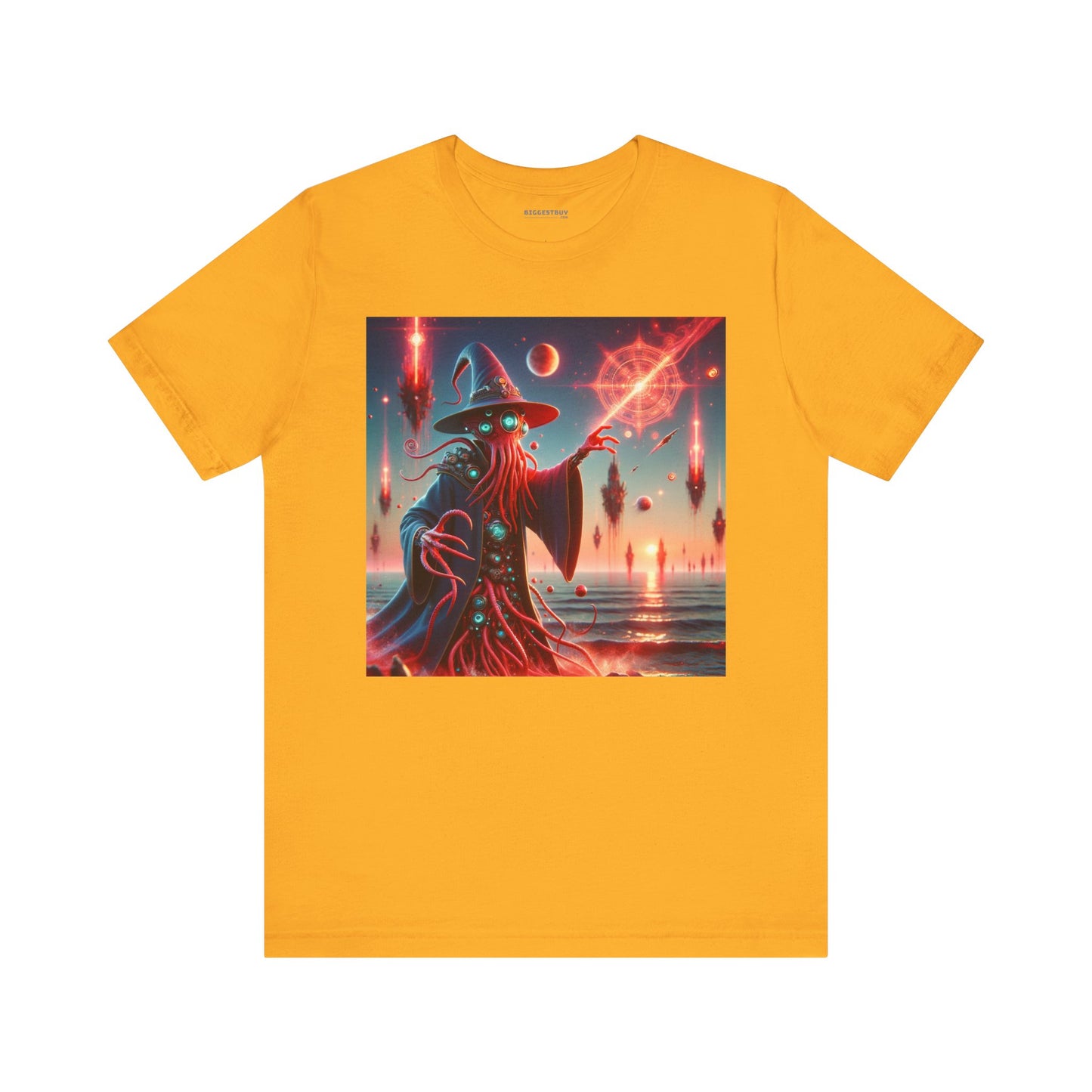 T-skjorte | Unisex | Jersey-T-skjorte | Kort erme | Kosmisk Skrekk | Illithid Trollmann