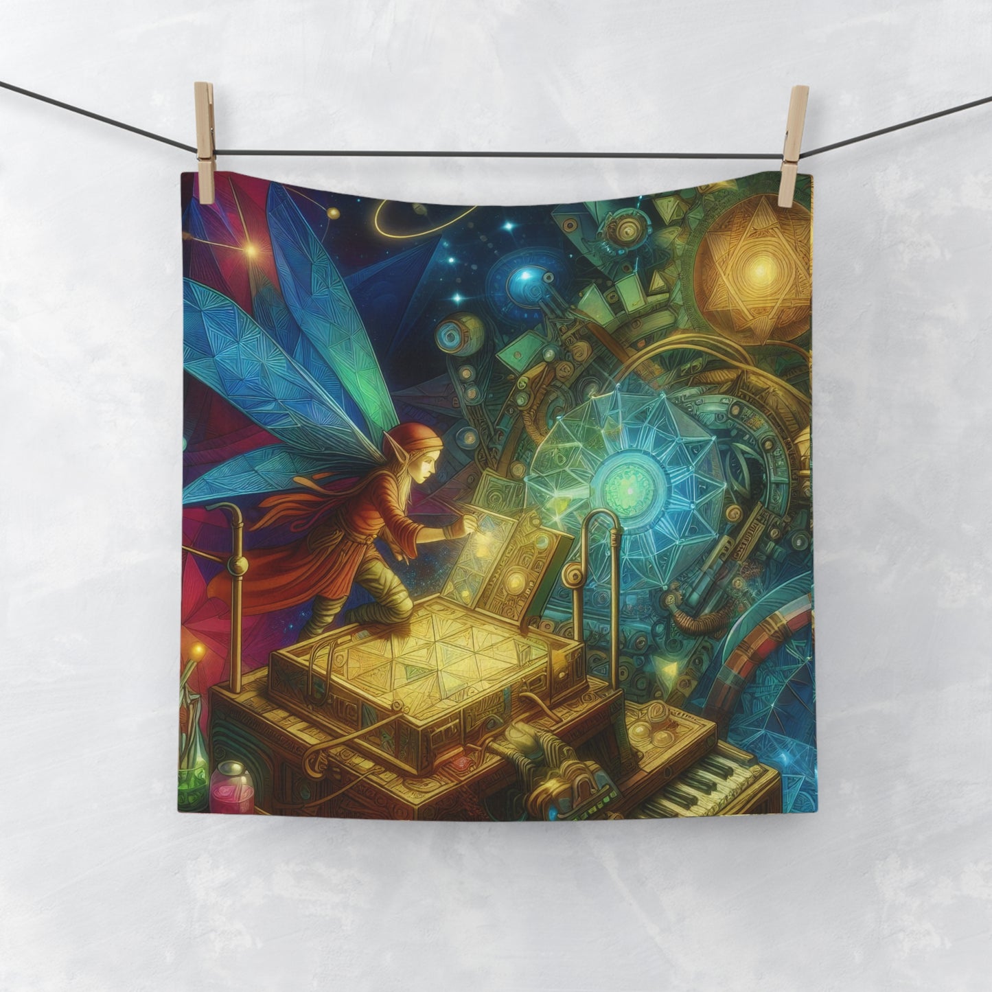 Handtuch | Gesichtstuch | Ätherische Sylphe | Mystische Puzzlebox