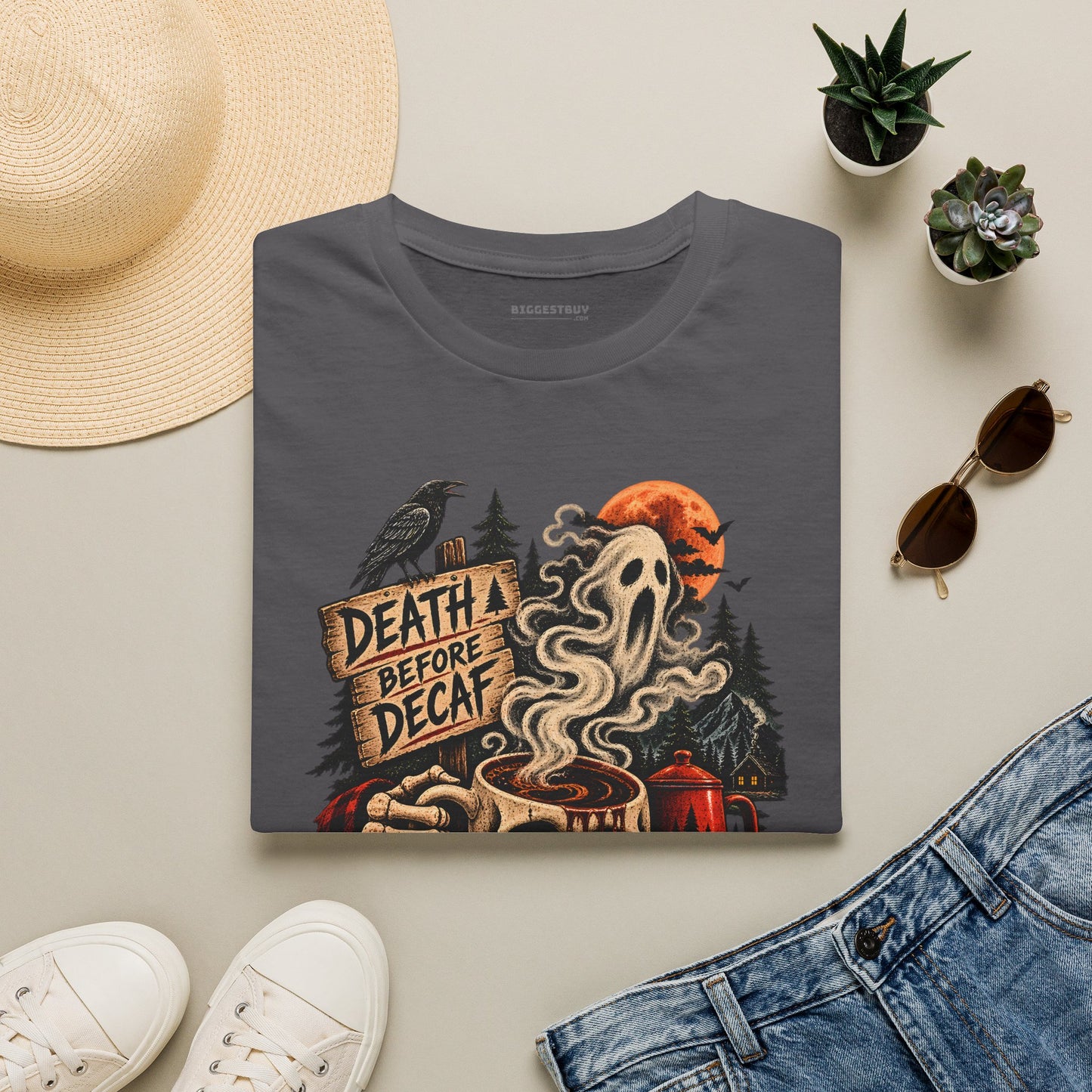 Death Decaf - Softstyle T-Shirt