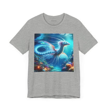 Camiseta | Unisex | Camiseta de punto | Manga corta | Fantasía Acuática | Dragón Marino