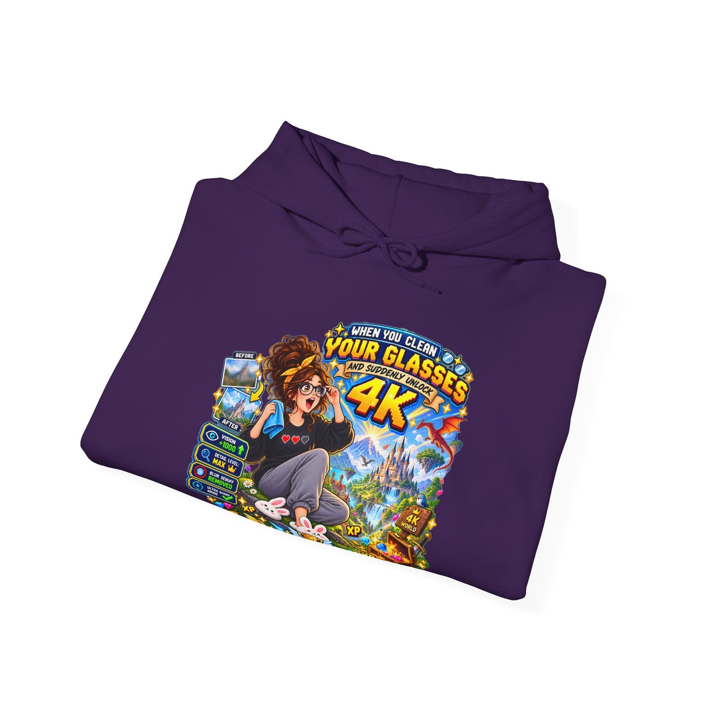 Glasses Galaxy - Pullover Hoodie