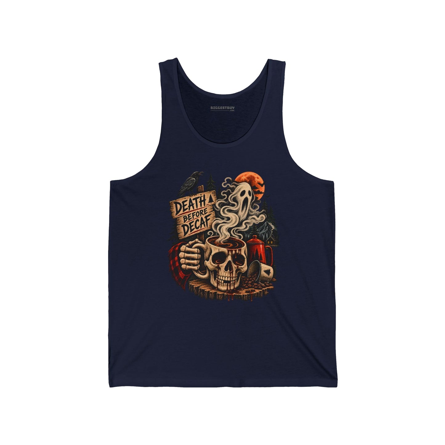 Death Decaf - Jersey Tank Top