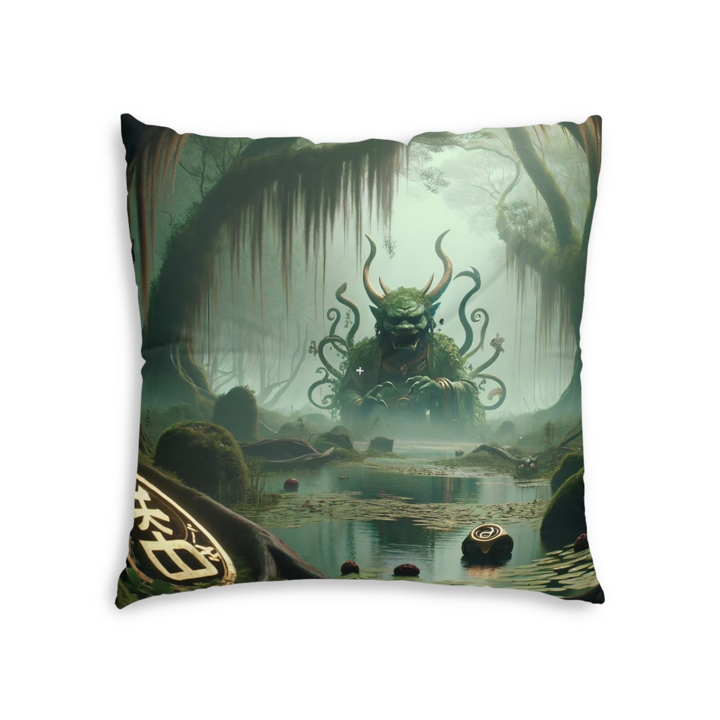 Pillow | Floor Pillow | Tufted | Square | Cosmic Horror | Eldritch | Cthulhu