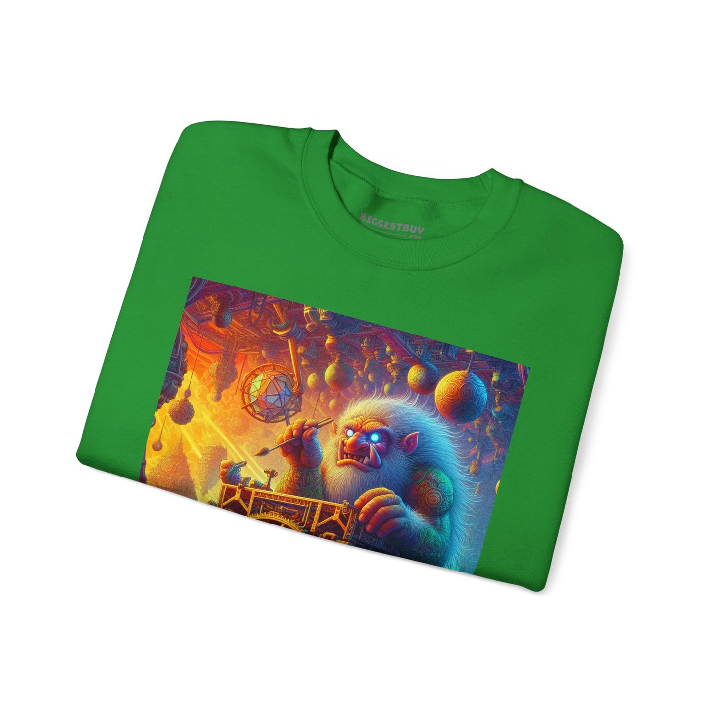 Bluza dresowa | Unisex | Okrągły dekolt | Gruba mieszanka | Mitologia Arktyczna | Mechanik Lodu