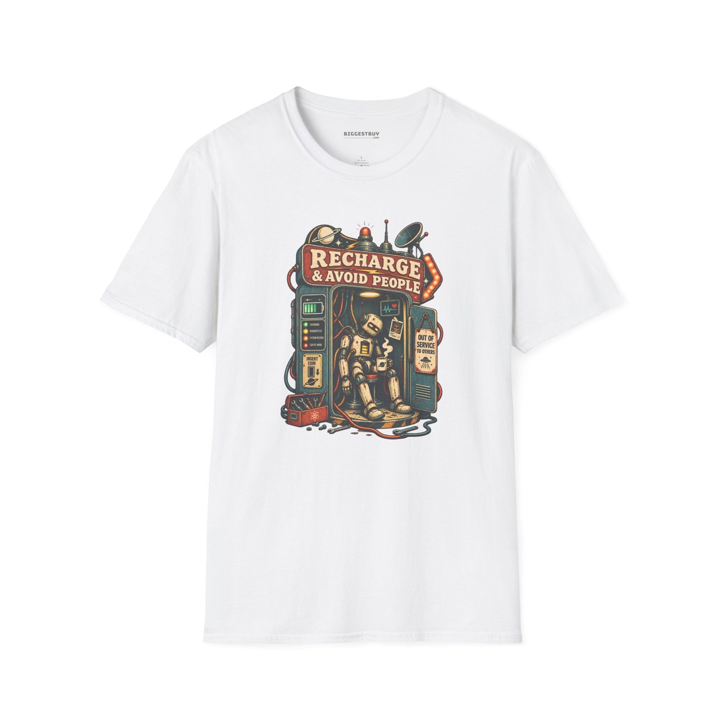 Social Recharge - Softstyle T-Shirt